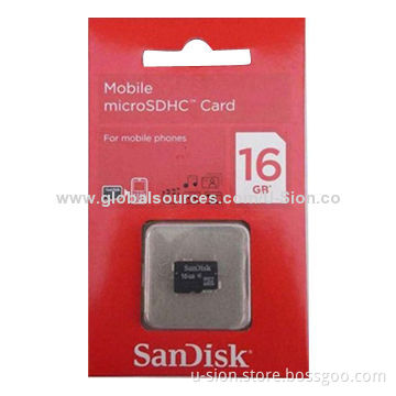 Sandisk 16GB microSD Card, Memory Stick, High-speed Data Transfer, OEM Orders are Welcome